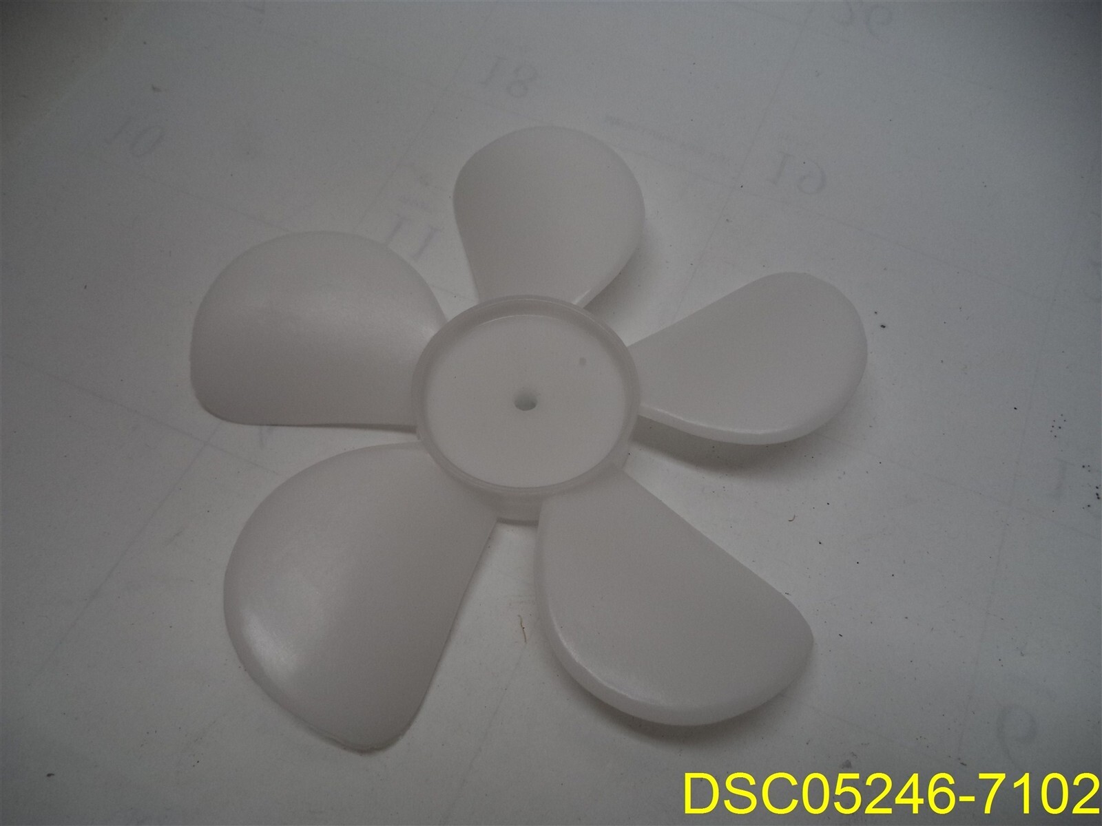 Qty = 250: HOWARD MCCRAY FAN BLADES, 60-001-ACETAL, Thorgren 5.562″ CCW