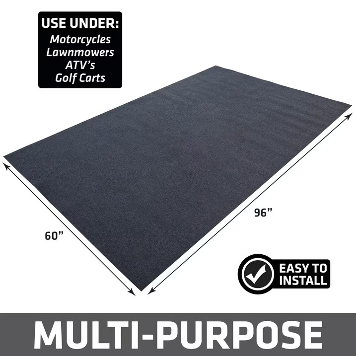 Hyper Tough Garage Mat; 8 ft. Long by 5 ft. Wide – GMCW852PDQ – Waterproof Floor