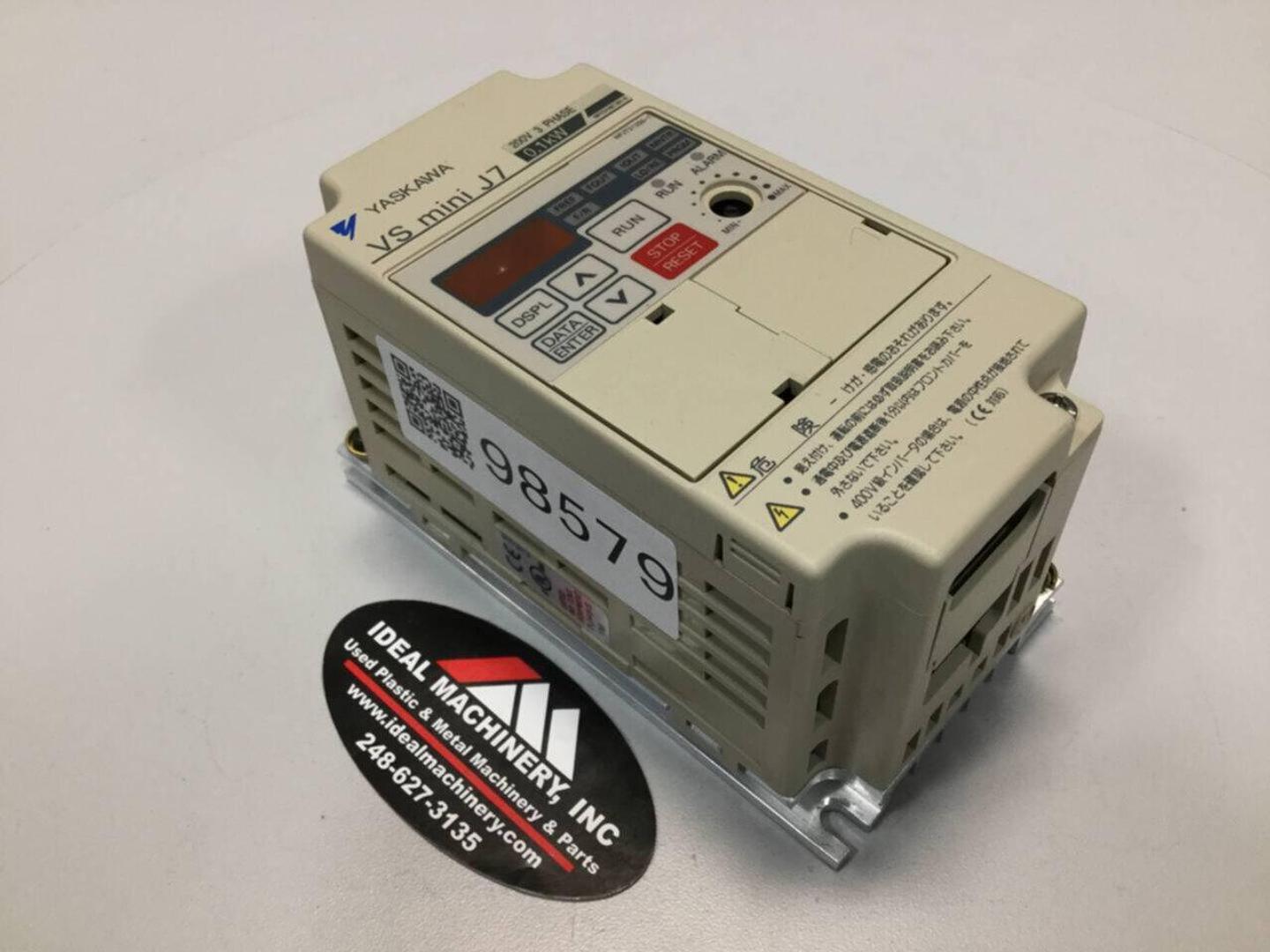 YASKAWA VS Mini J7 Inverter CIMR-J7AA20P1 Used #101135