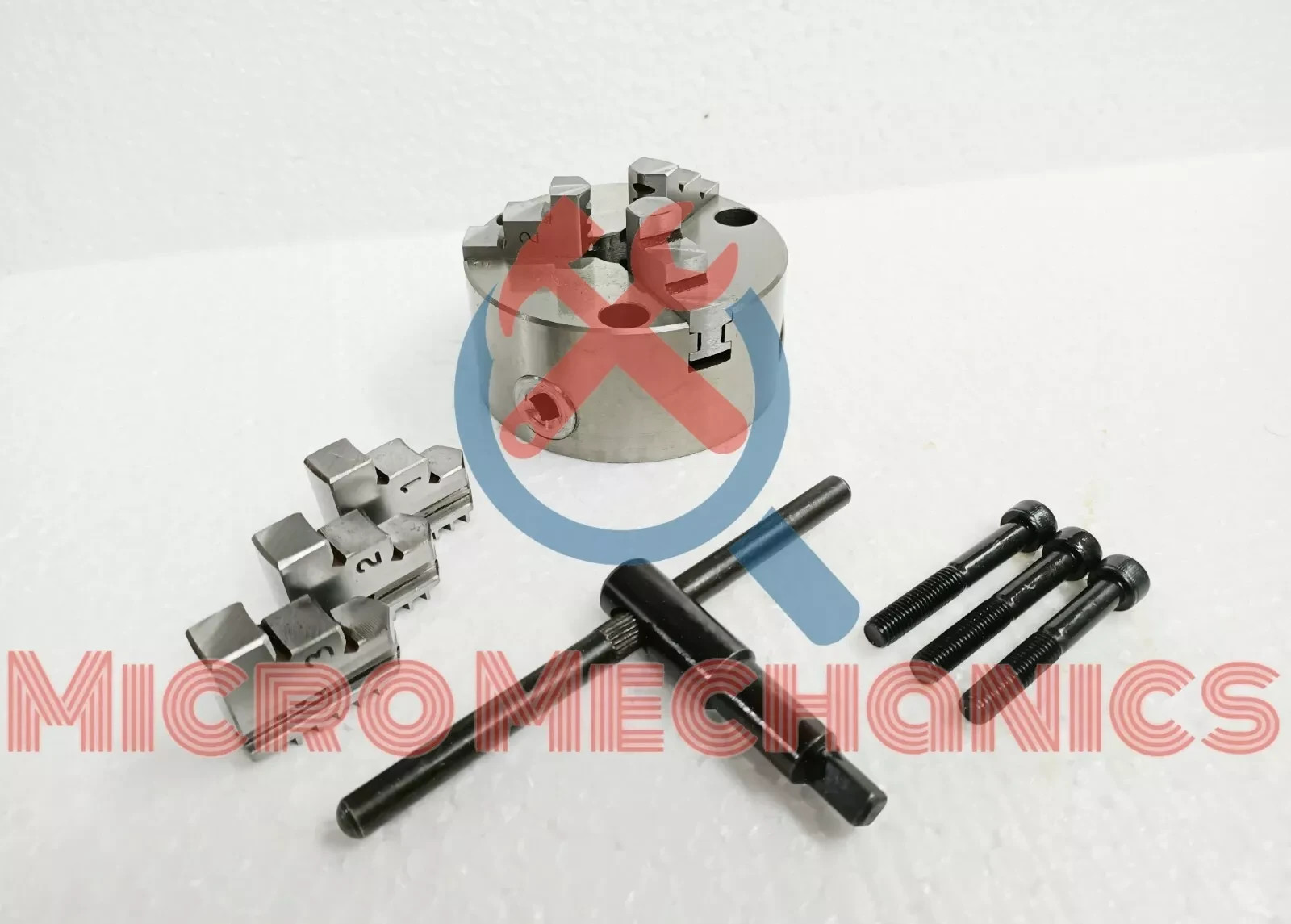 100 mm chuck 3 jaws self centering with reversible set of jaws – India’s Best HD