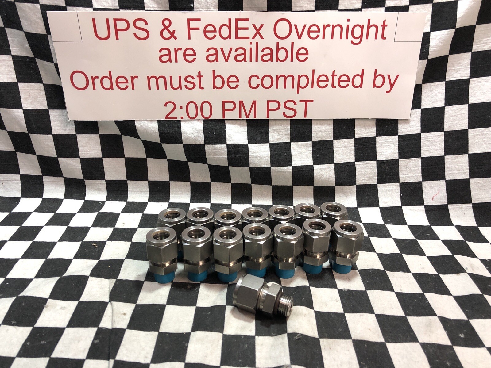 Swagelok Male Connector 1/2″ TUBE X 9/16-18 MALE SAE/MS, SS-810-1-6ST, LOT OF 15
