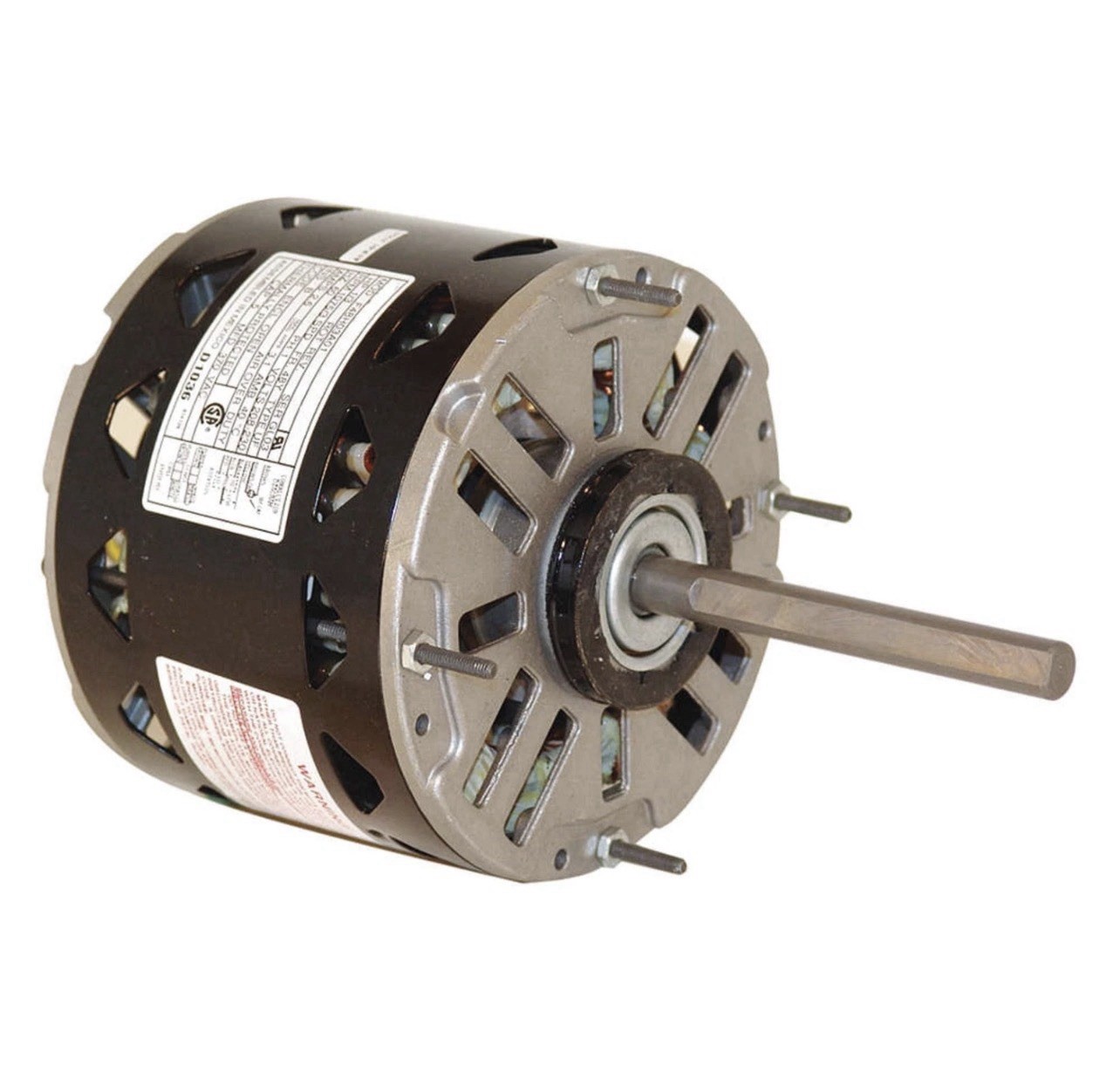 A.O. Smith D1076 3/4 HP, 1075 RPM, 3 Speed, 208-230 Volts4.0-5.0 Amps, 48 Frame,