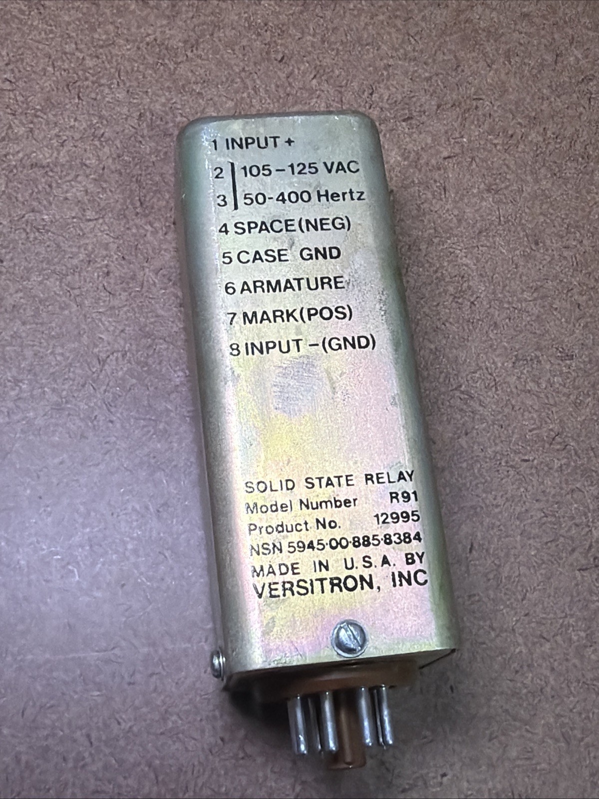 New Versitron Solid State Relay R91 15427 NOS Air Conditioner Furnace Relay USA