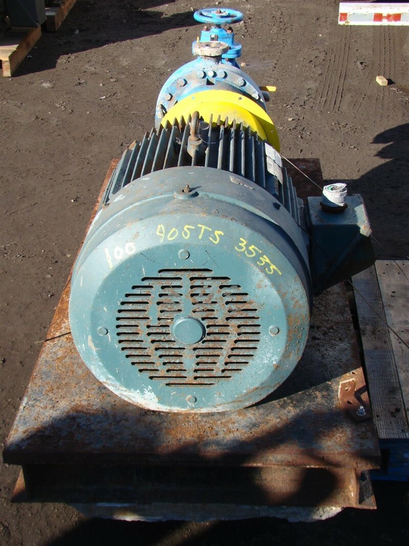 Centrifugal Pump 100HP Reliance Motor 460v 405T5 3535