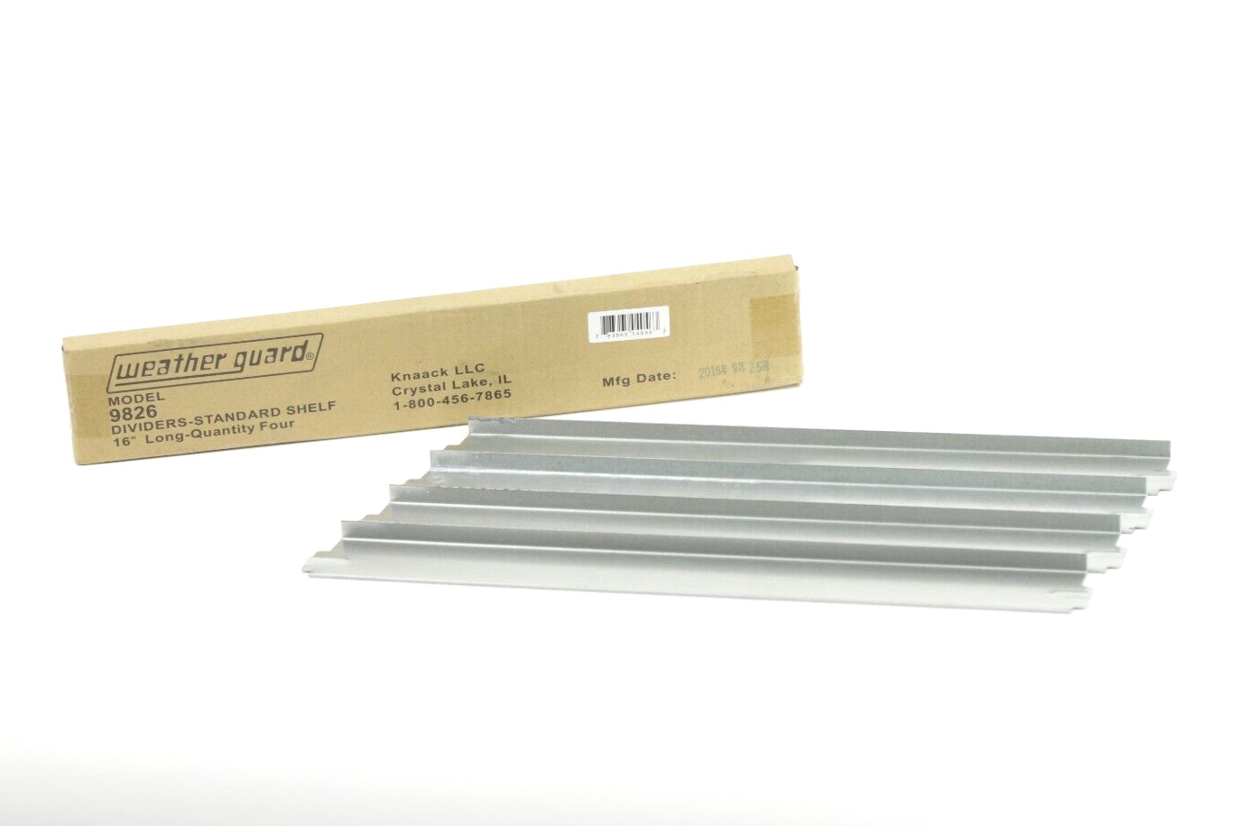 Weather Guard Model 9826 Dividers-Standard Shelf 16″