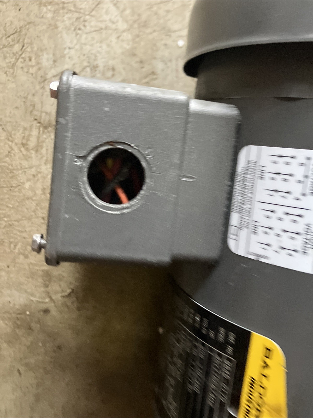 BALDOR 35Y775P674H2 MOTOR 1HP 1750 RPM 3PH 60HZ 3 Ph 208-230/460