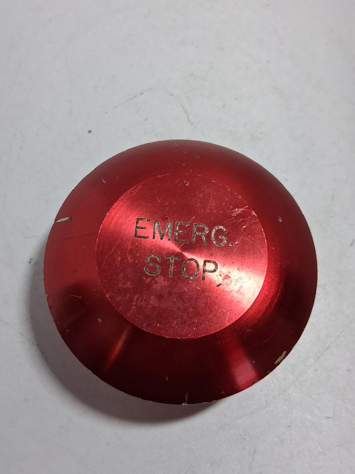 CUTLER HAMMER 10250T17213 PUSHBUTTON HEAD RED JUMBO MUSH WITH LEGEND