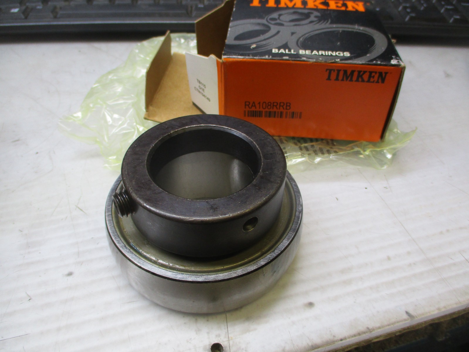 NEW TIMKEN RA108RRB ECCENTRIC LOCK UNIVERSAL BEARING