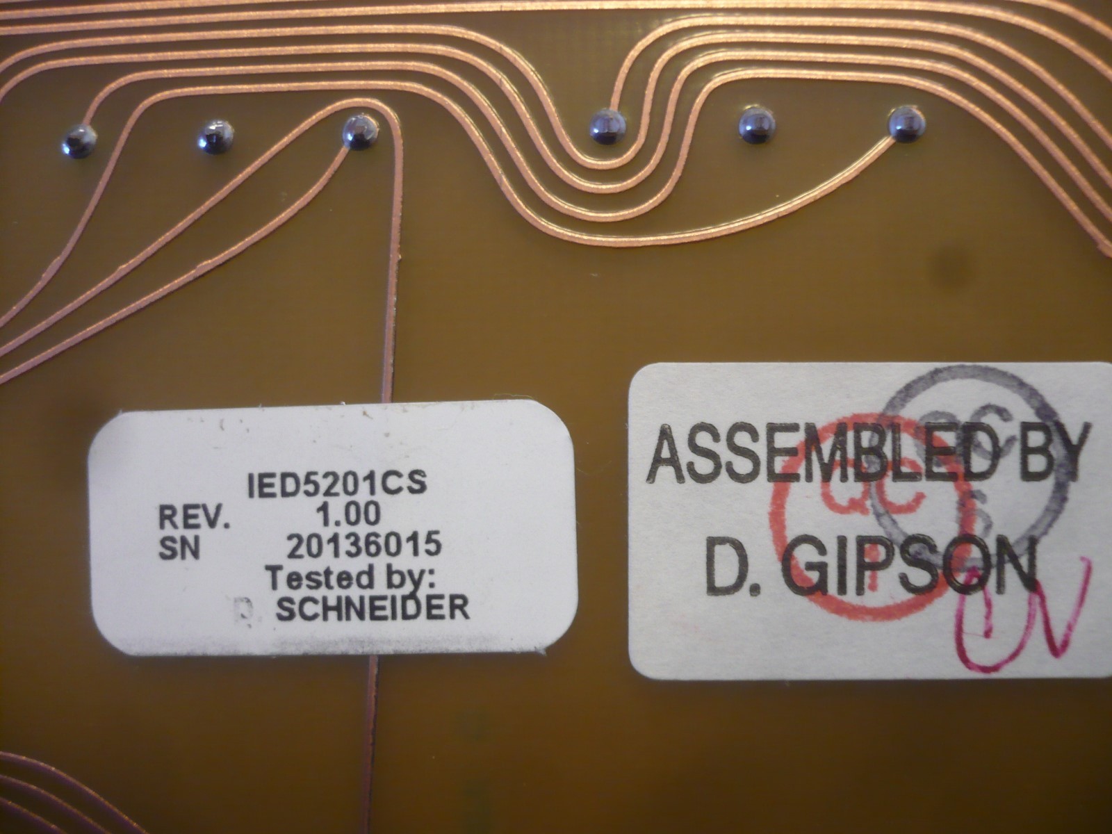 New IED 5201VS Test Board PLC PCB 5201CS