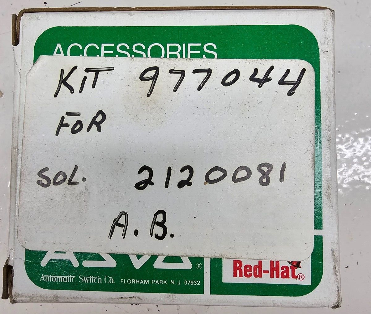 ASCO Solenoid Rebuild Kit No. 168-386 Bull. 8210A