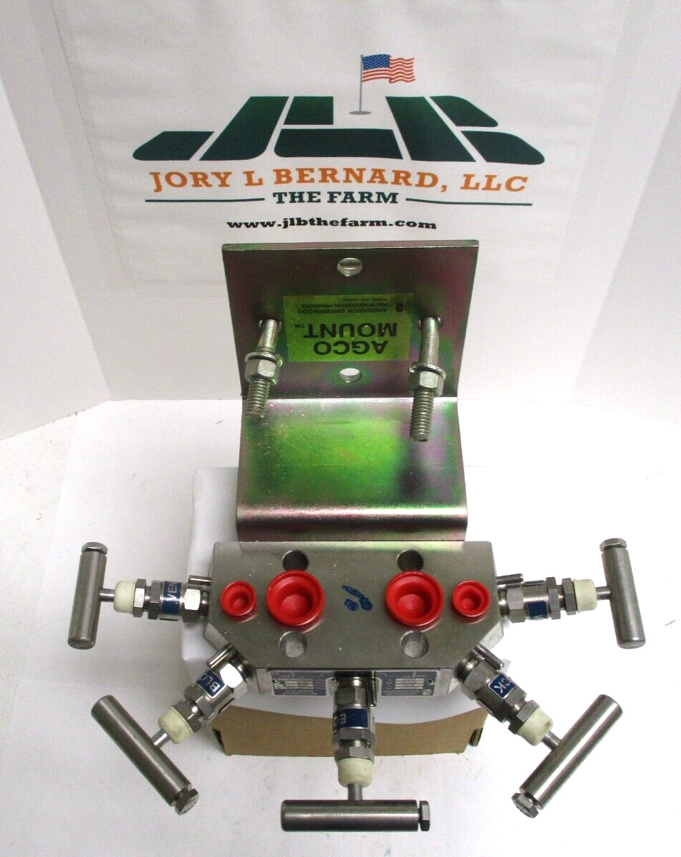 ANDERSON GREENWOOD , 5-VALVE MANIFOLD , MC5PVIS-4 , 6000 PSI , with BRACKET