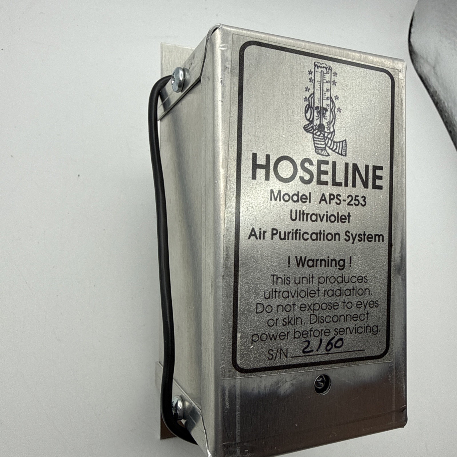 Hoseline APS-253 Ultraviolet Air Purification System