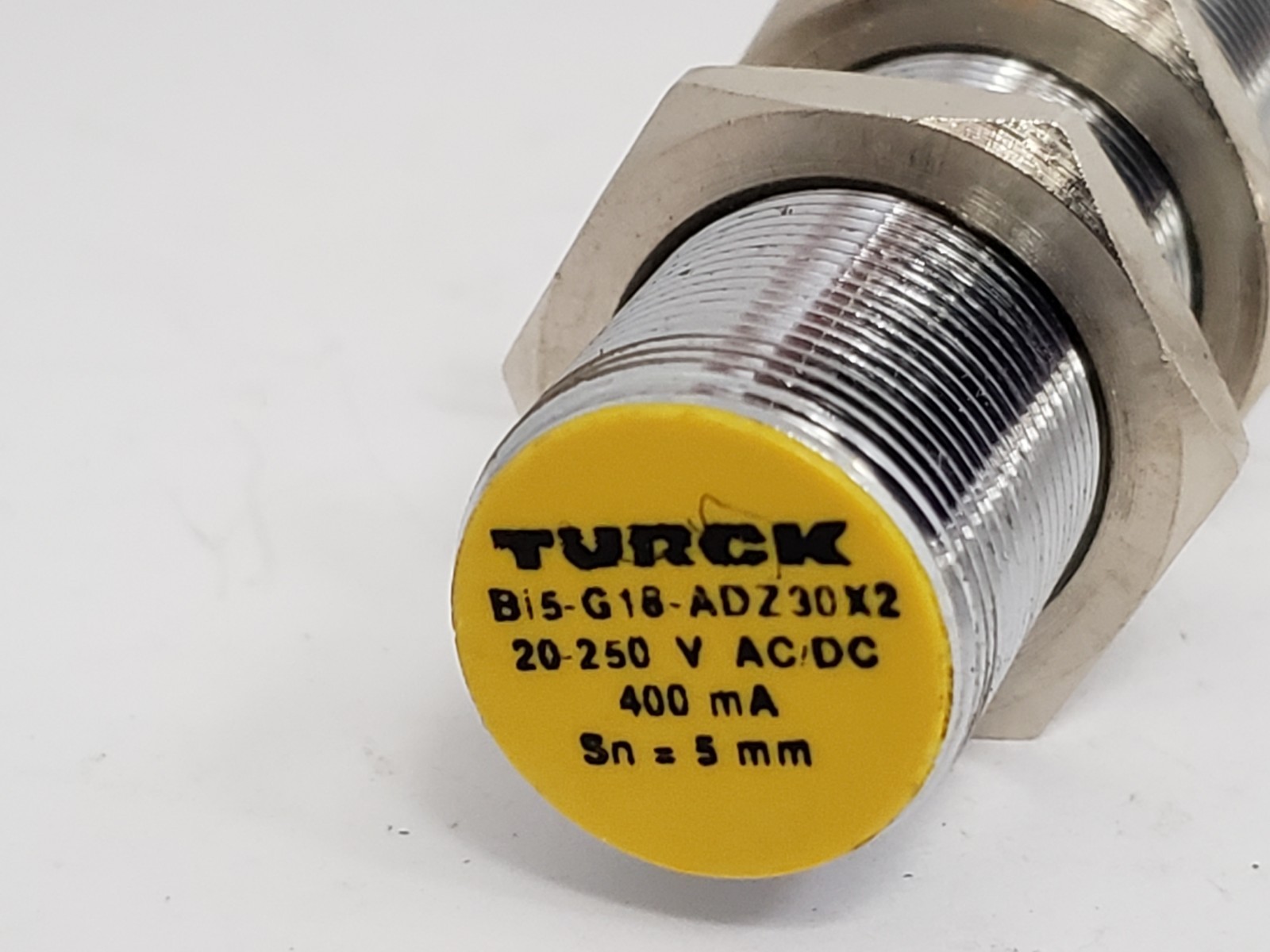 TURCK BI5-G18-ADZ30X2 PROXIMITY SENSOR NO 20-250V AC/DC 400mA