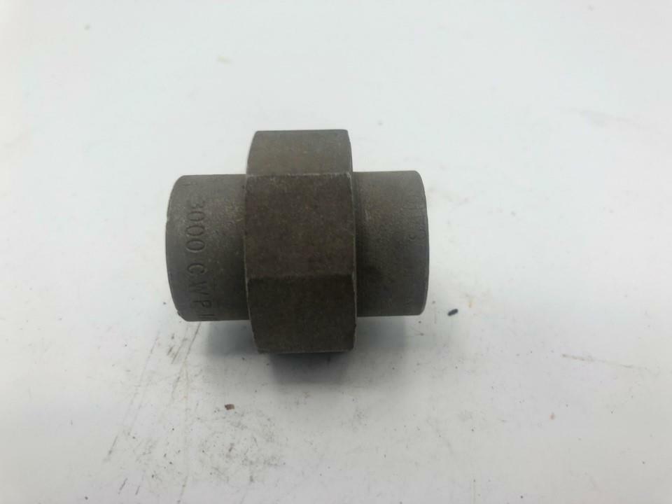 1/2″ Pipe union 3M Black forged steel no threads (Lot of 8)