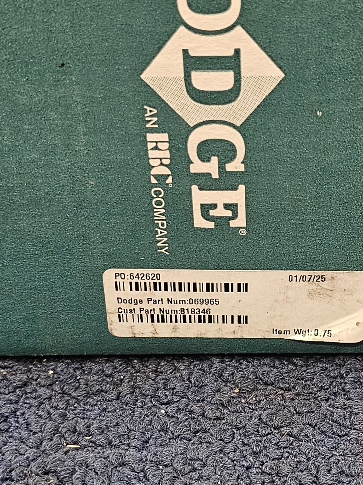 Dodge 069965 IPEC15 (215) Closed Bearing End Cover Steel Housing Durable
