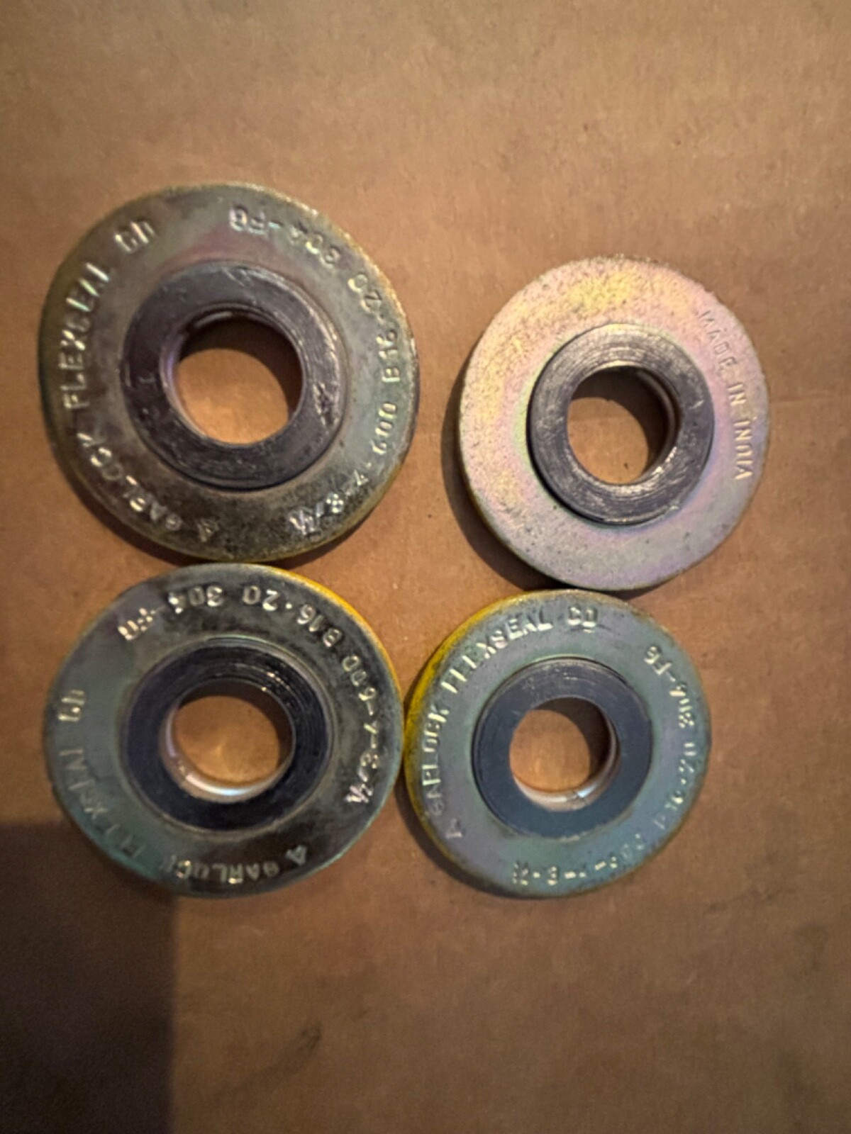 4 PC LOT GARLOCK FLEX SEALGASKETS 1/2″ 3-4-600 CLASS CD 304 FG FAST SHIP