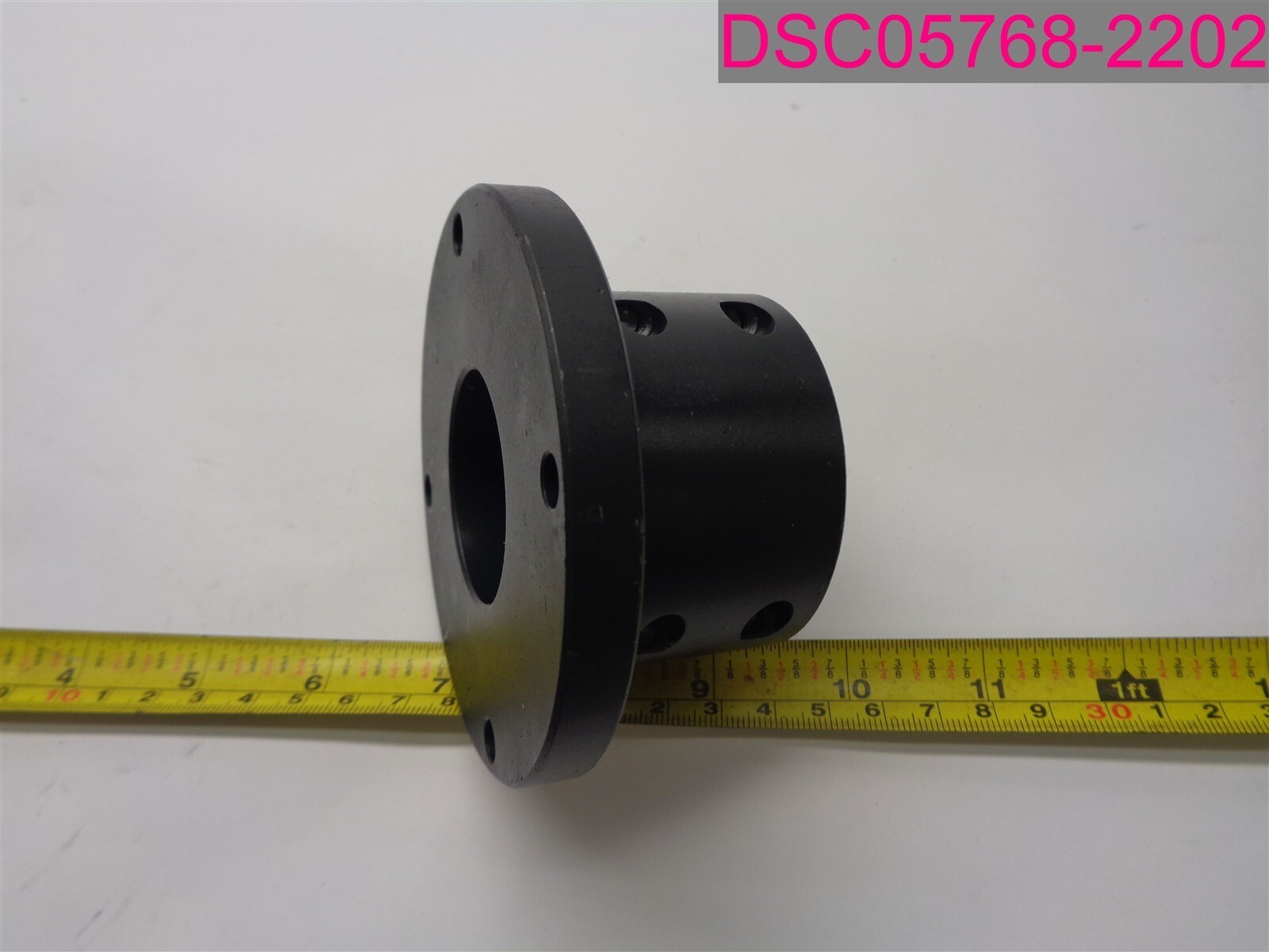 Stafford 1L108MXR Steel Round Flanged Shaft Mount, Shaft Support Clamp, Black Ox