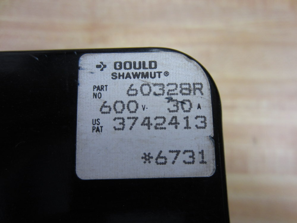 Gould Shawmut Ferraz 60328R Fuse Holder 600V 30A 3-Pole (Pack of 15)