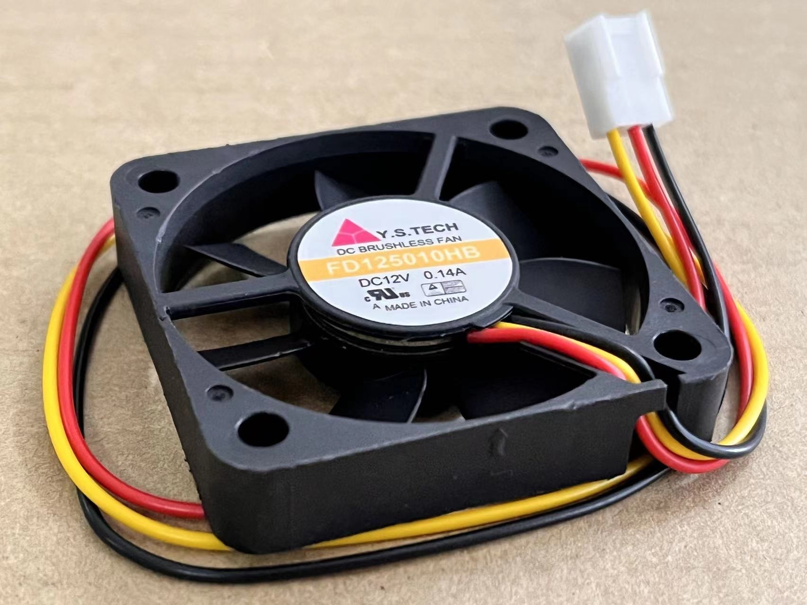 1pcs Y.S.TECH FD125010HB 12V 0.14A 50*50*10 double ball cooling fan