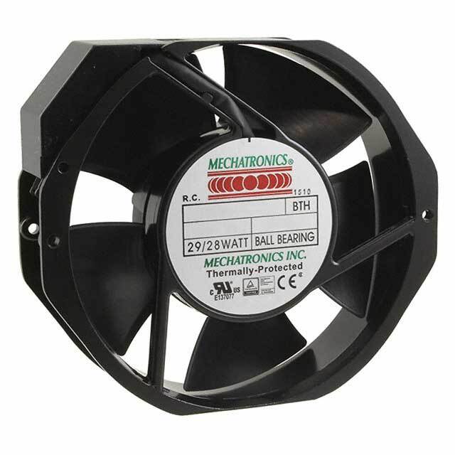 Mechatronics UF15AC12-BTHR Fan Tubeaxial – 115VAC – 0.230A – Rectangular/Roun…