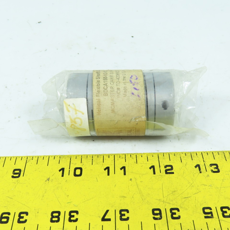 BDCA150-12-12 Aluminum Flexible Shaft Coupling 3/8″ x 3/8″ x 2.35″ Long 1.5″ OD