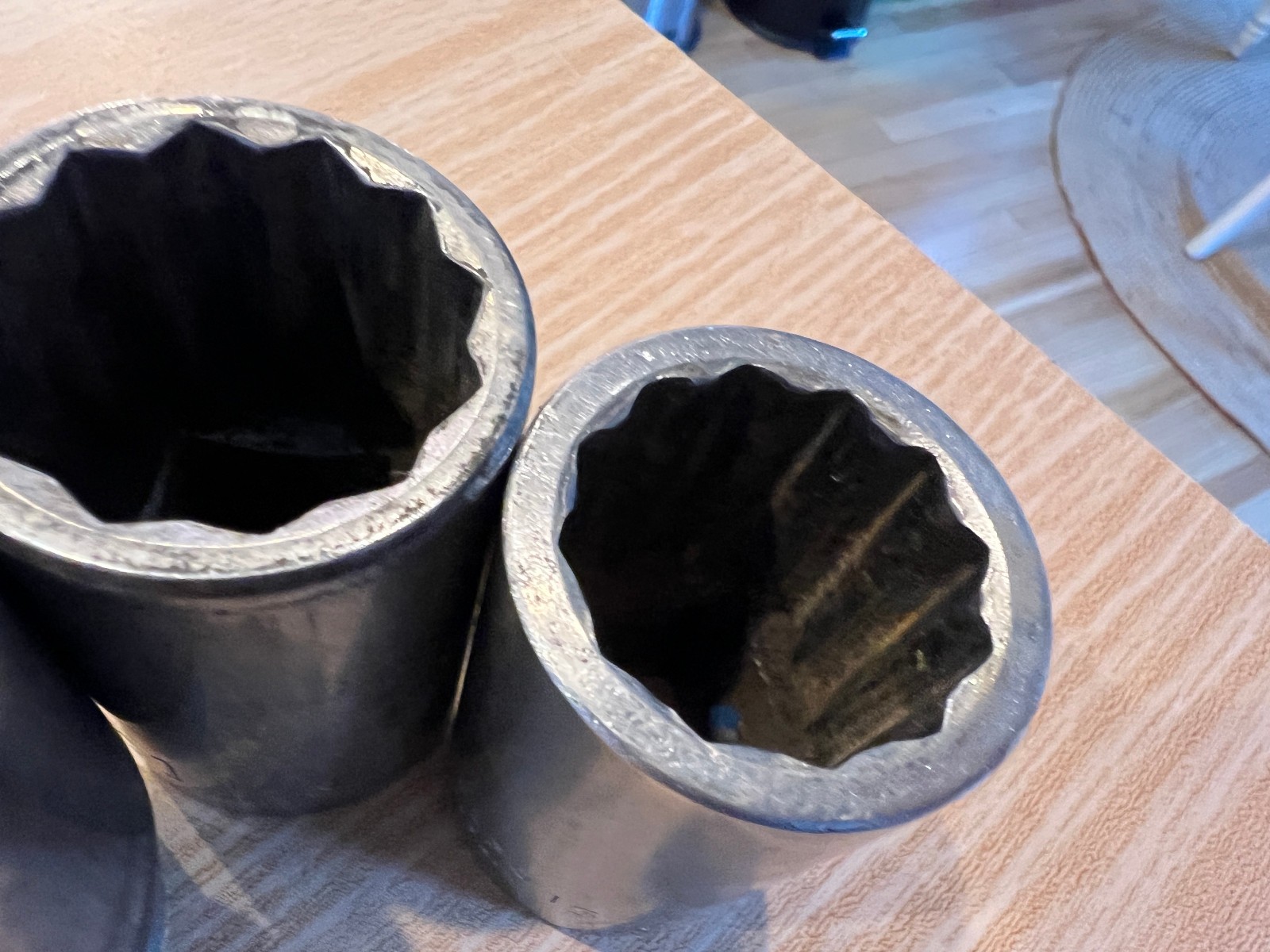 Wright Tool 3/4″ Drive 10 Pc 12‑Point SAE Socket Lot 6130 6134 6138 6144 6146 et
