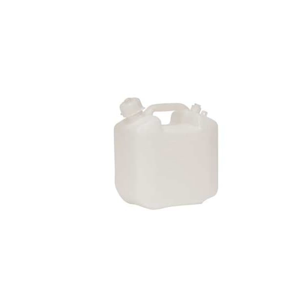 Jerrican, 5 L Capacity – Ml, 1.25 Gal Capacity – Oz, Screw On Closure, Hdpe,