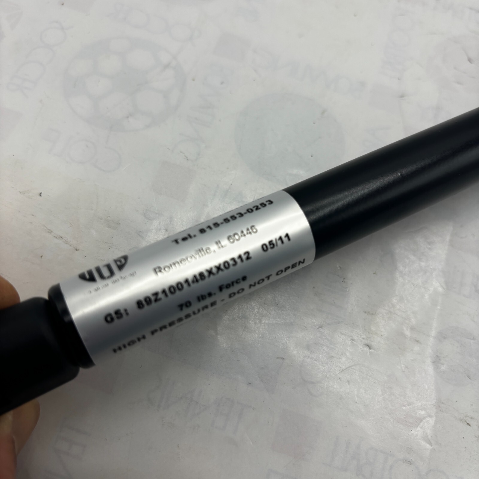 IGS VOLUMELINE 89Z100148XX0312 HIGH PRESSURE GAS SPRING 70 IBS. 150K753H24 🎯