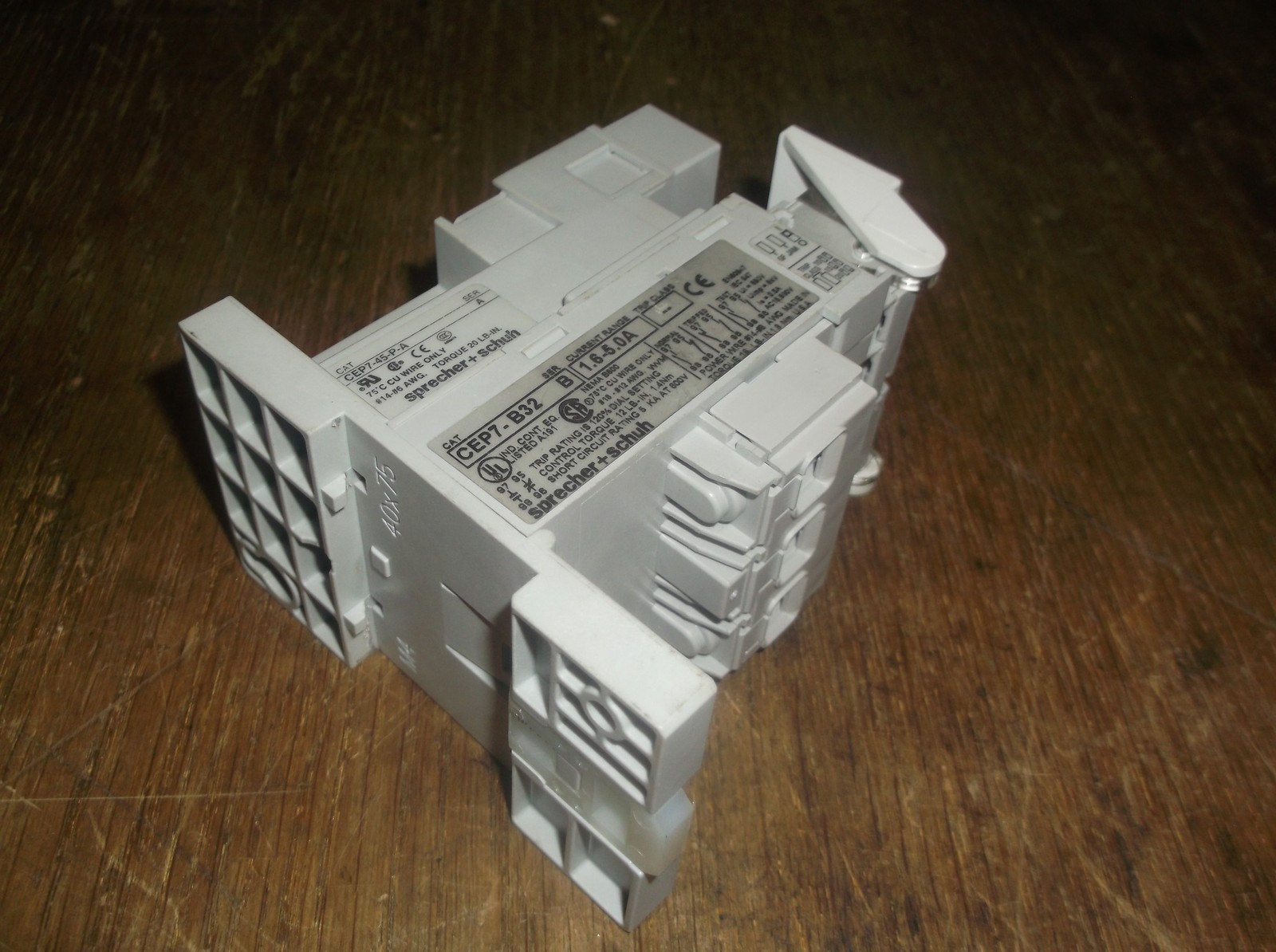 Sprecher + Schuh CEP7-B32 CEP7-45-P-A Overload Relay *FREE SHIPPING*