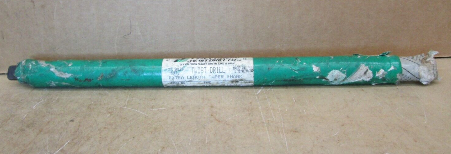 MT2 Precision Twist Drill Taper Shank Drill Bit High Speed 11/16 ~13″L 1506OMF
