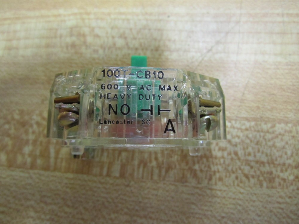 Joslyn Clark Sylvania 100T-CB10 Contact Block 100TCB10