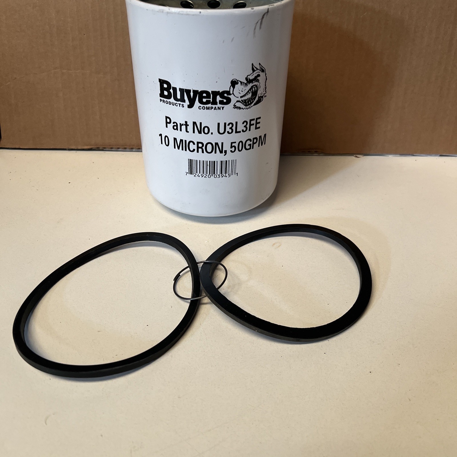 Buyers Products U3L3FE Filter Element (Element,Filter,10 Micron,50Gpm)