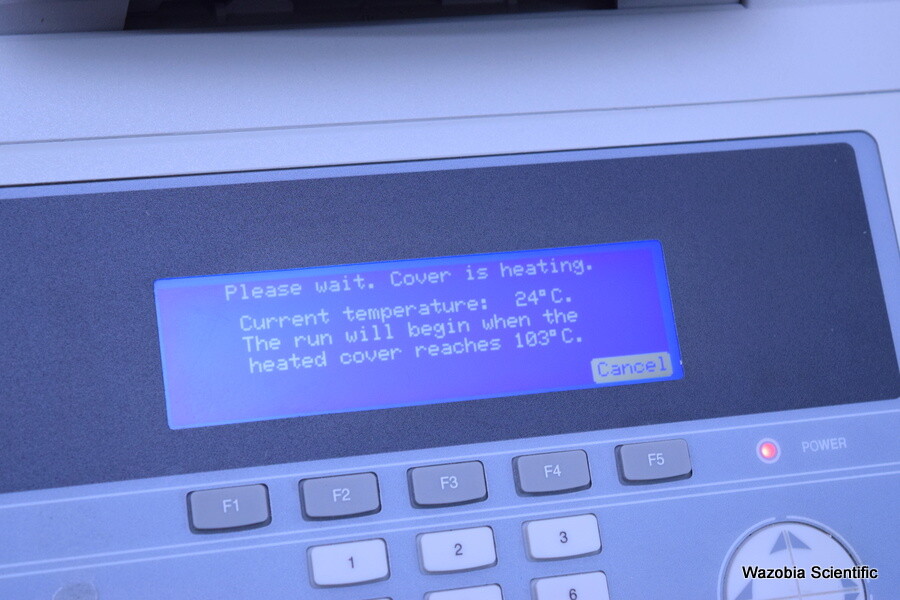 AB APPLIED BIOSYSTEMS GENEAMP PCR SYSTEM 9700 WITH 96 WELL BLOCK N8050200