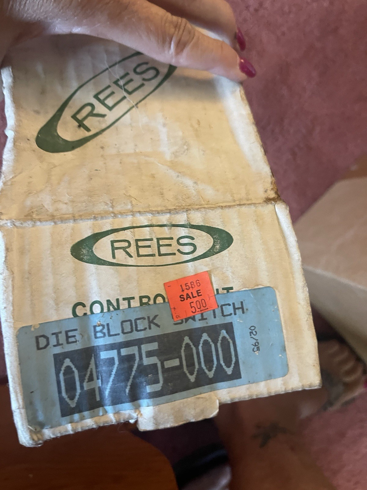 Rees Control unit Die Block switch 04775-000