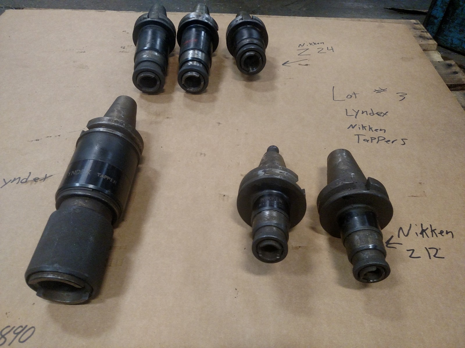 BT 45 TOOL HOLDERS LOT #3 LYNDEX NIKKEN TAPPERS Z12 Z24