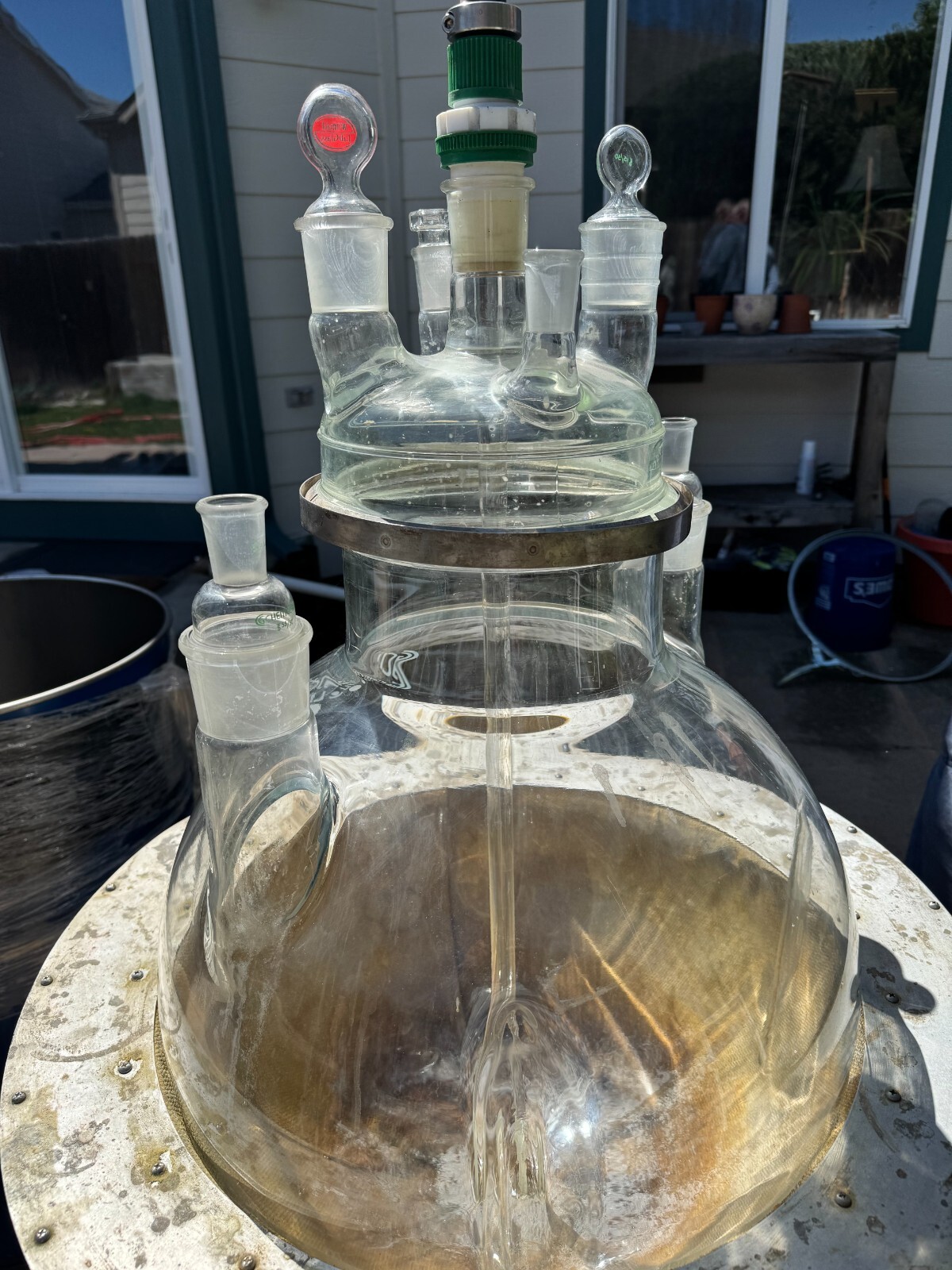 Chemglass Science Lab Equipment 72 Liter Flask with a Glas-Col Mantle