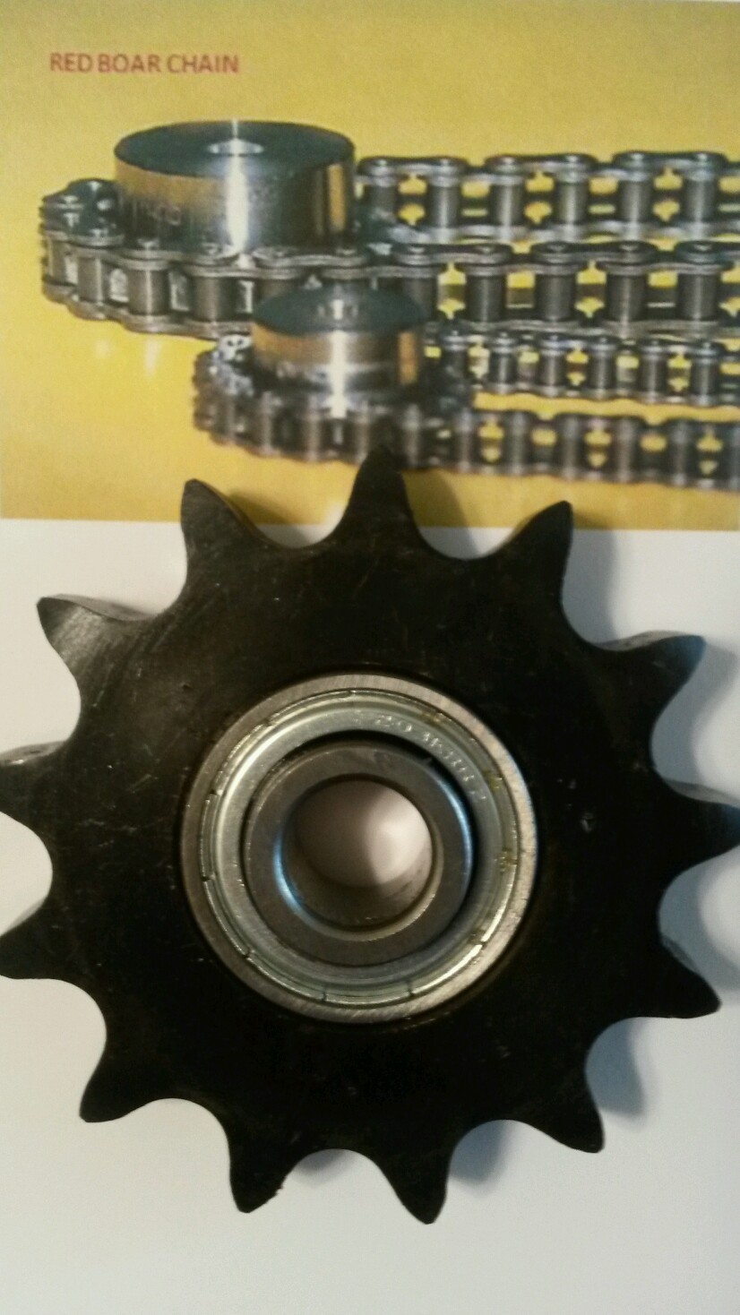 80BB12H-3/4″ Idler Sprocket 12 Tooth with bearing for #80 Roller Chain