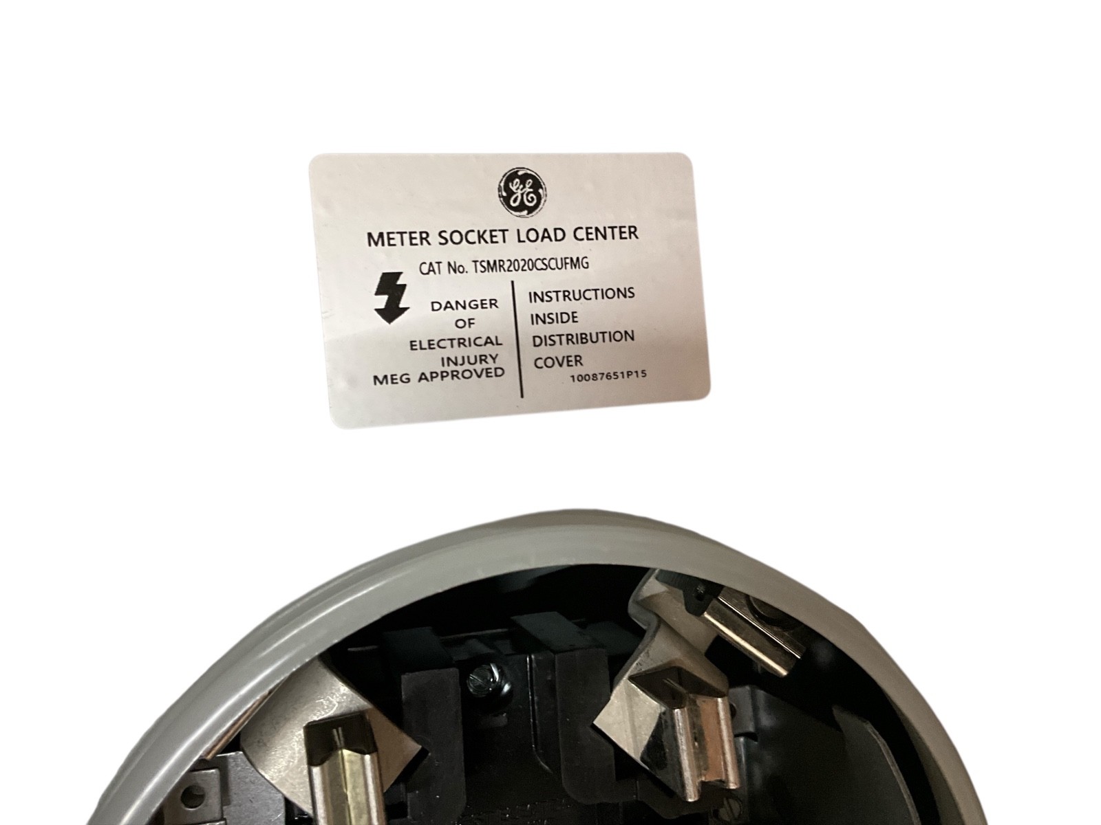 GE TSMR2020CSCUFMG 3-Wire 20/40-Circuit Main Breaker Meter Socket Load Center