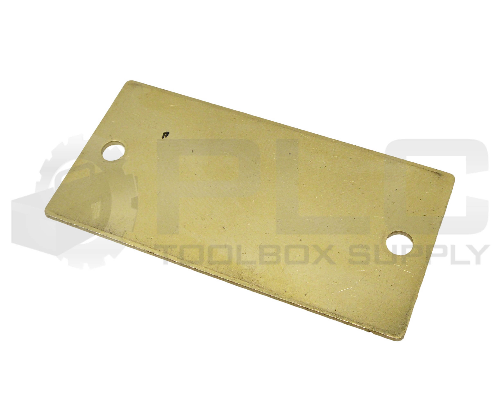 LOT OF 95 NEW 1″ X 2″ BLANK BRASS TAGS