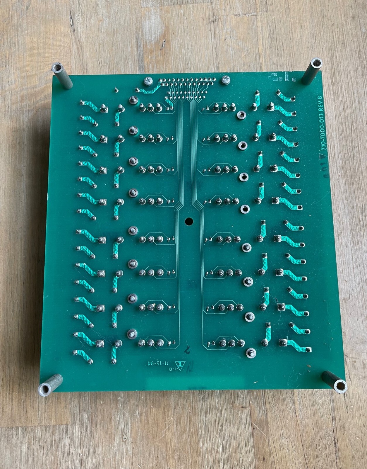 ELECTRO CAM PS-4100-11-216 OUTPUT BOARD WITH 12 EC-OAC5A-11 OUTPUT MODULES