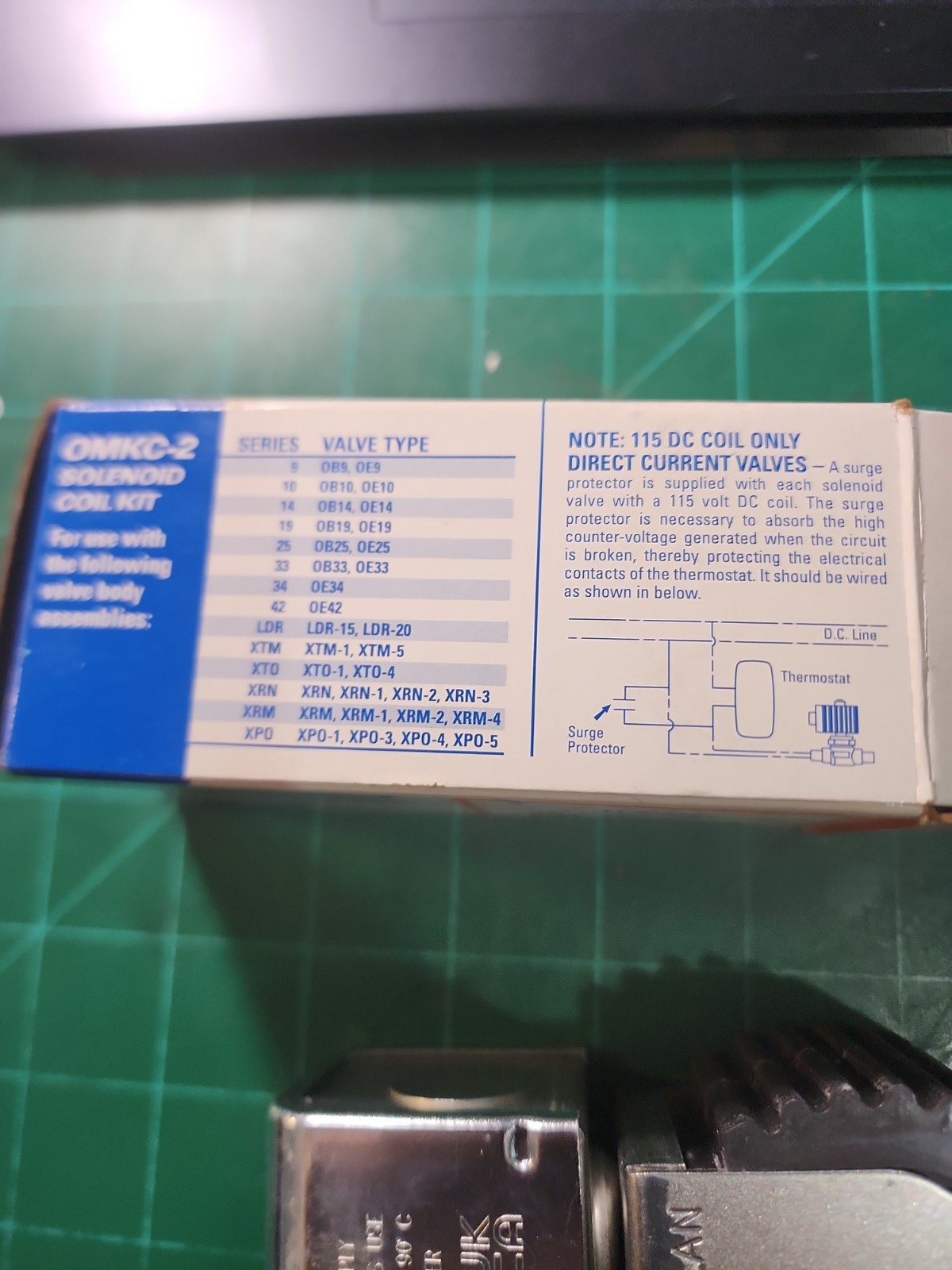 Sporlan MKC-2 Solenoid Coil Kit w/ Junction Box For Series 2 Body 49229HM