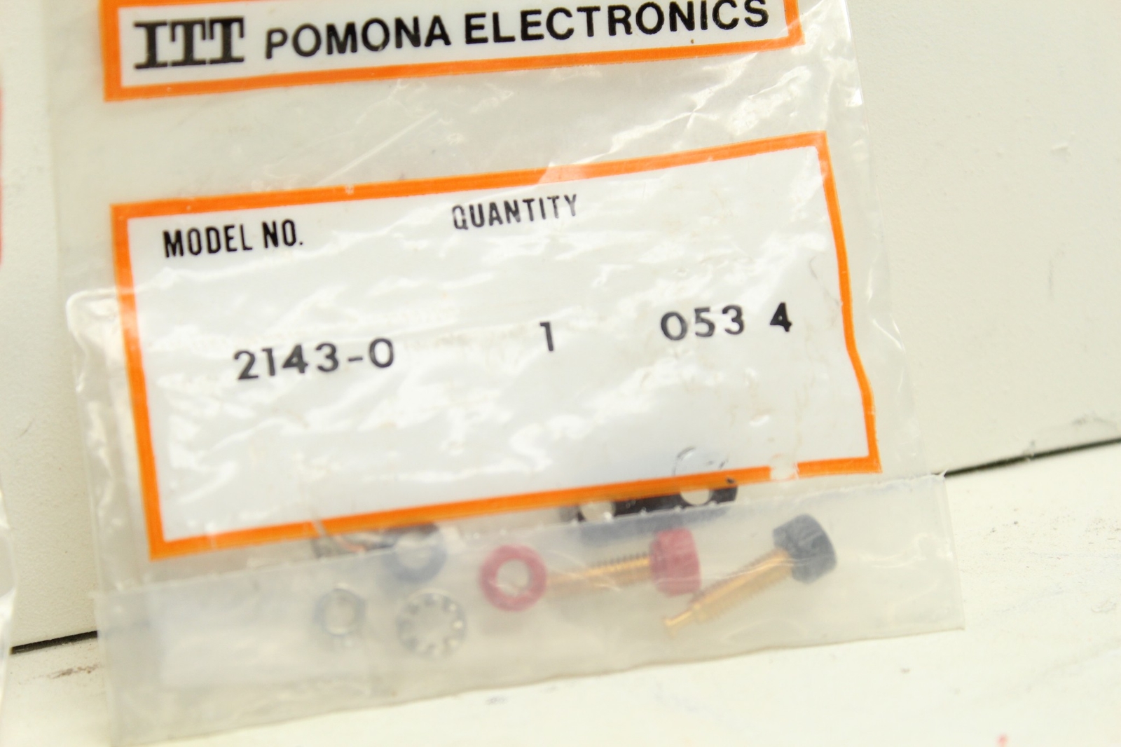 (1) ITT Pomona Electronics 4119-93 OHMS & (1) 2143-0 Lot