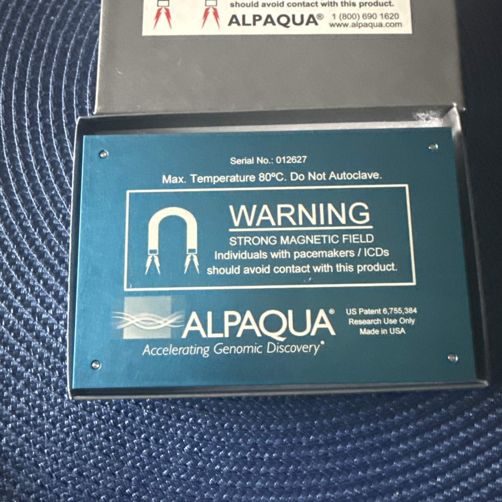 NEW ALPAQUA/HAMILTON ENHANCED UNIVERSAL MAGNET PLATE A001322