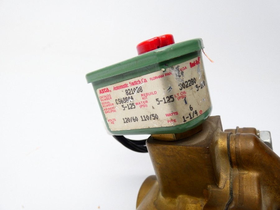 ASCO 8210D8 110/120V 5-125PSI 1-1/4″ NSNP