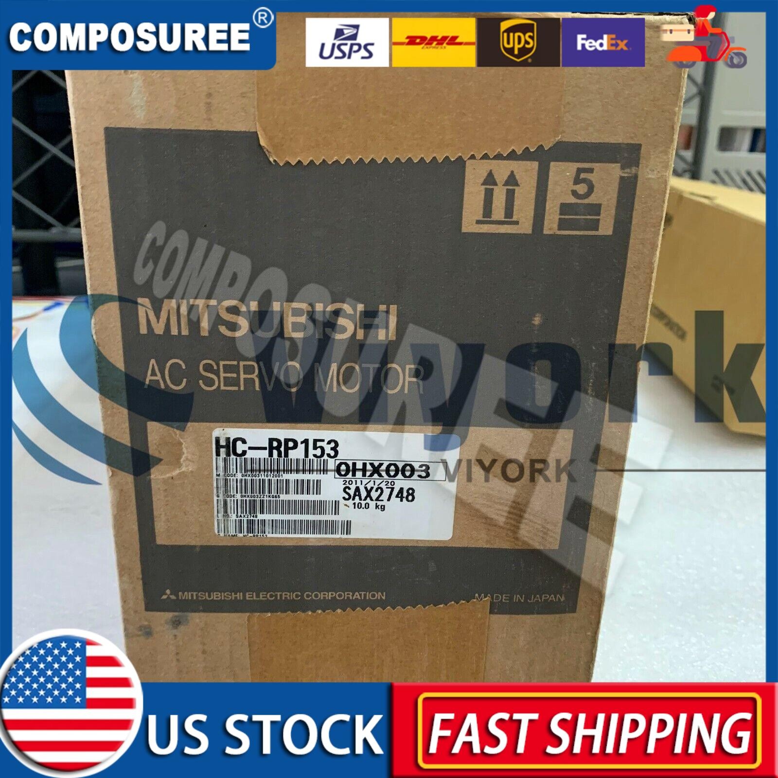 Mitsubishi HC-RP153 AC SERVO MOTOR SRVMTR 1.5KW 3000RPM NEW