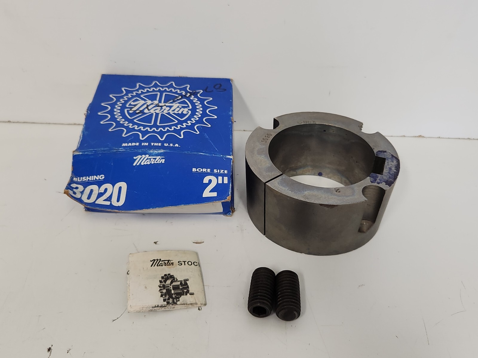 NEW OLD STOCK! MARTIN 2″ BORE TAPER LOCK BUSHING 3020-2