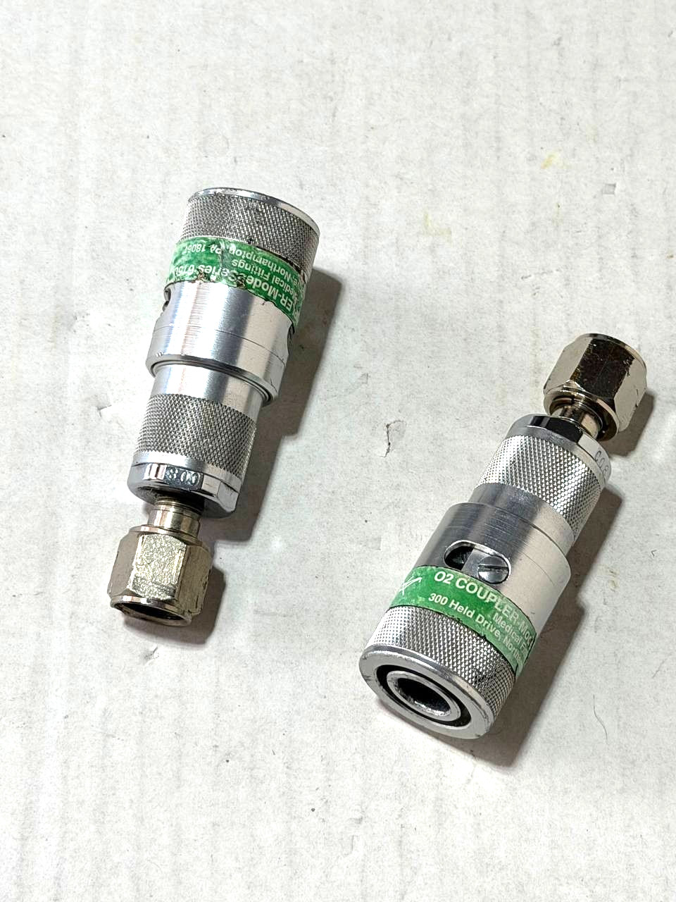 Lot of 2 Precision Oxygen O2 Coupler 6150