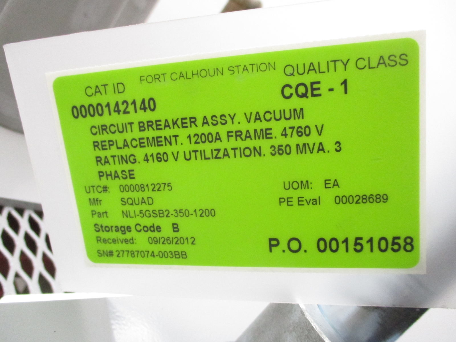 SQUARE D MAGNUM 5GSB2-350-1200 NSNP