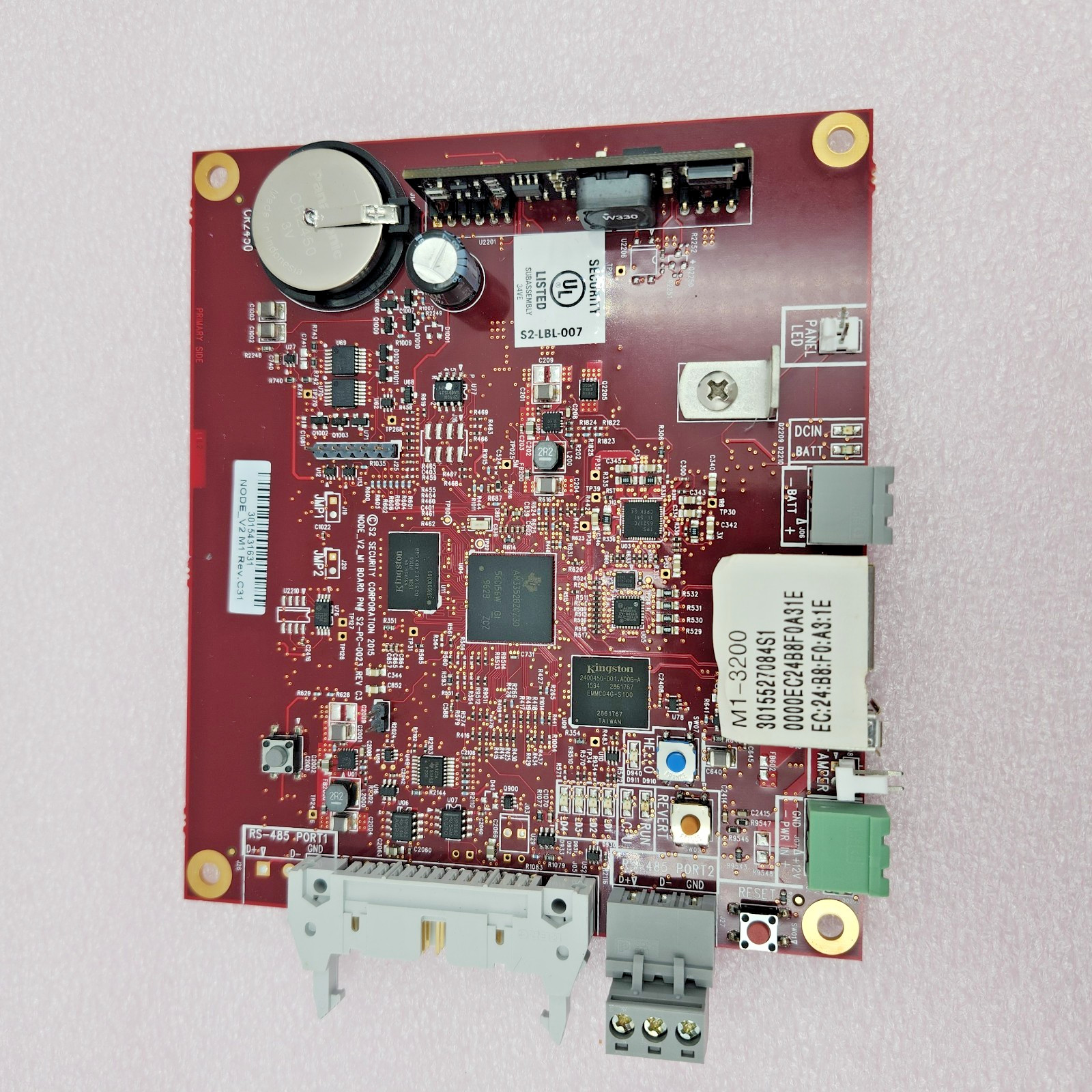 LenelS2 NetBox M1 Controller Board Access Control Network Processor S2-PC-0023
