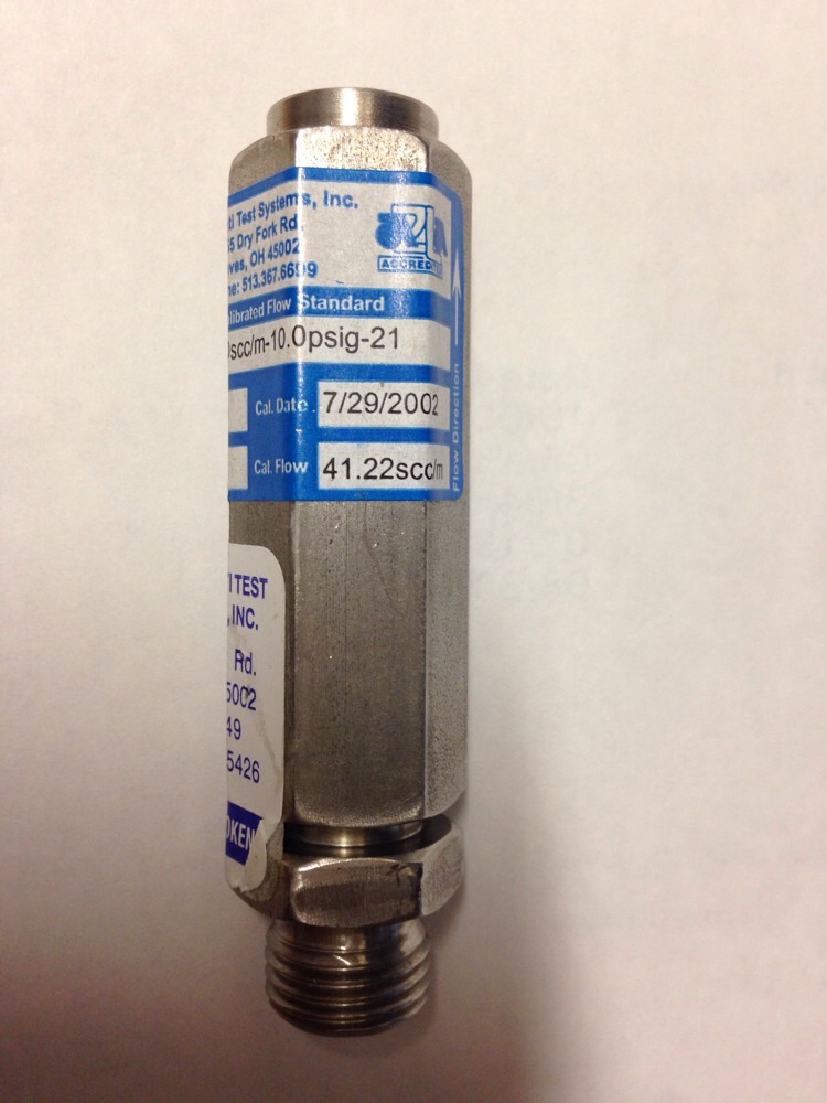 Cincinnati Test Systems 420-40.10scc/m-10.0psig-21, EX0I2746 SHIPSAMEDY #1645Q4